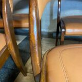 Serie de 6 chaises gondoles Baumann