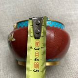 Chinese cloisonné enamel ashtray