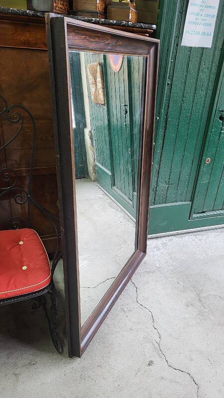 Antique wooden mirror