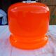 Lampe vintage des années 70 en opaline orange