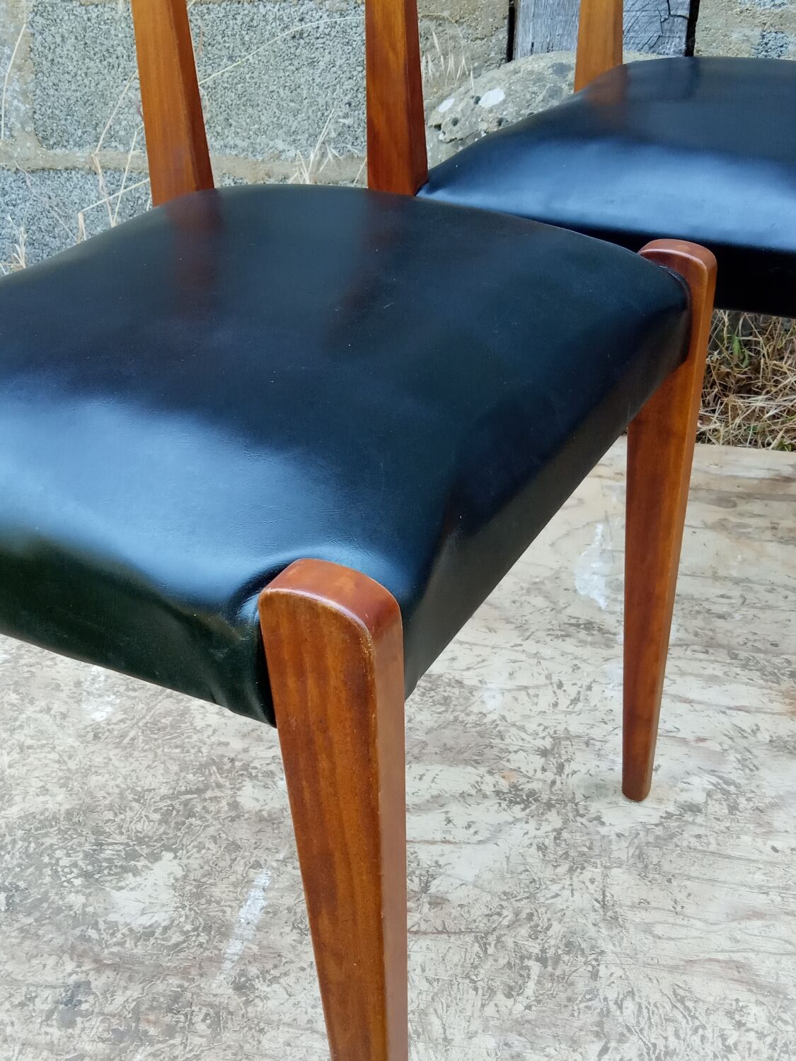 4 Scandinavian chairs from the 60s