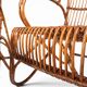 French Pair Vintage Rattan Bamboo Lounge Chairs, 1960