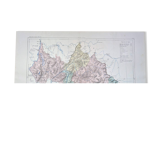 Savoie, map printed in 1883.
