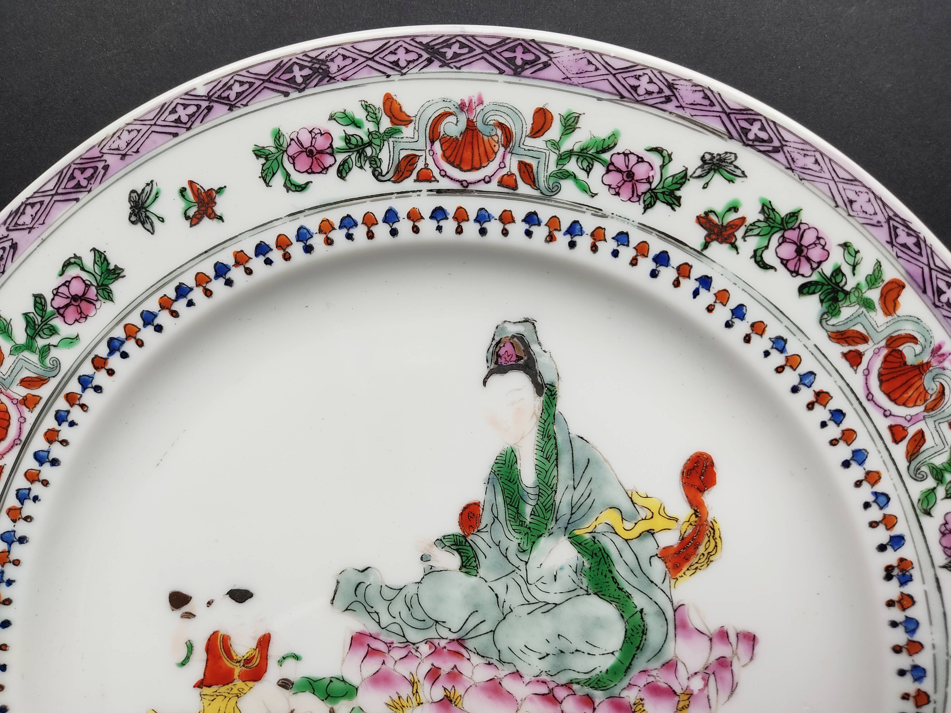 Pair plates China period Republic