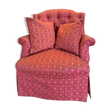 Fauteuil crapaud tapissier