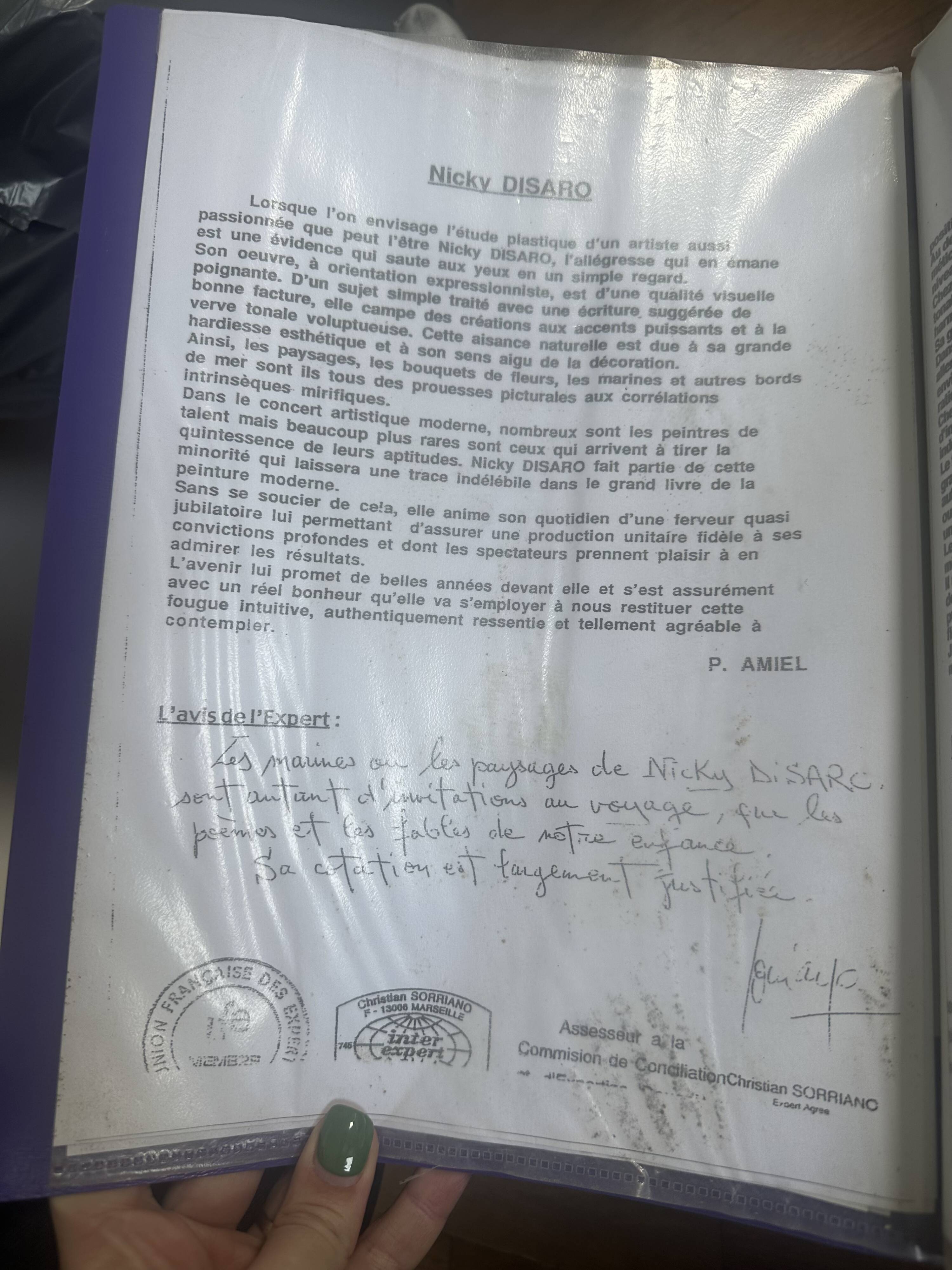 Tableau White Villages, Rainy Day by artist Nicky Disaro