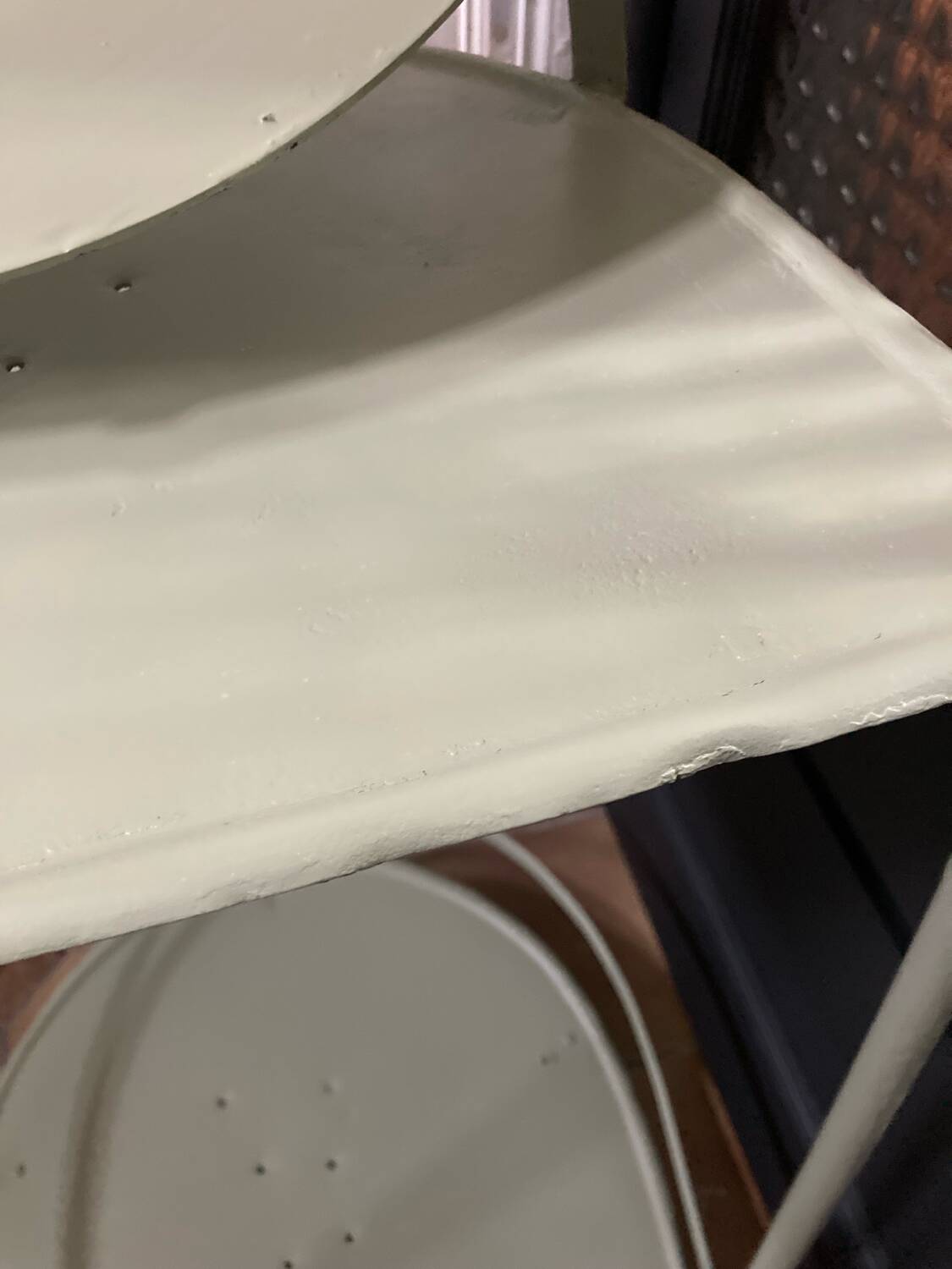 Coiffeuse, chevet en métal, années 50