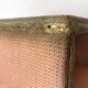 60s pink and gold Lloyd loom bedside table