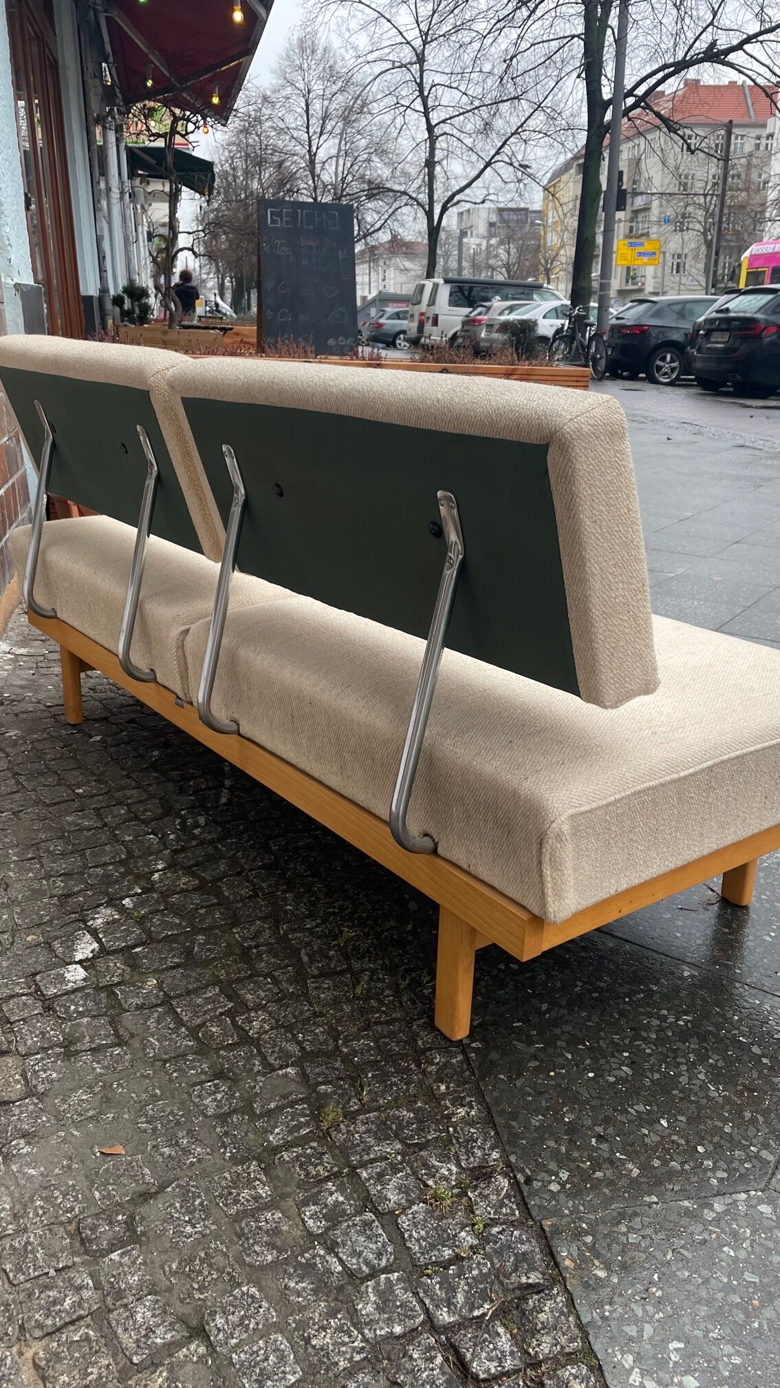 Daybed 2-seater 60s Scandinavian style