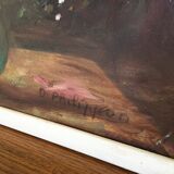 Paint on cardboard