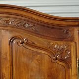 Walnut wardrobe in Louis XV style
