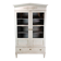 Vitrine d'époque Gustavienne en bois peint en gris, années 1810