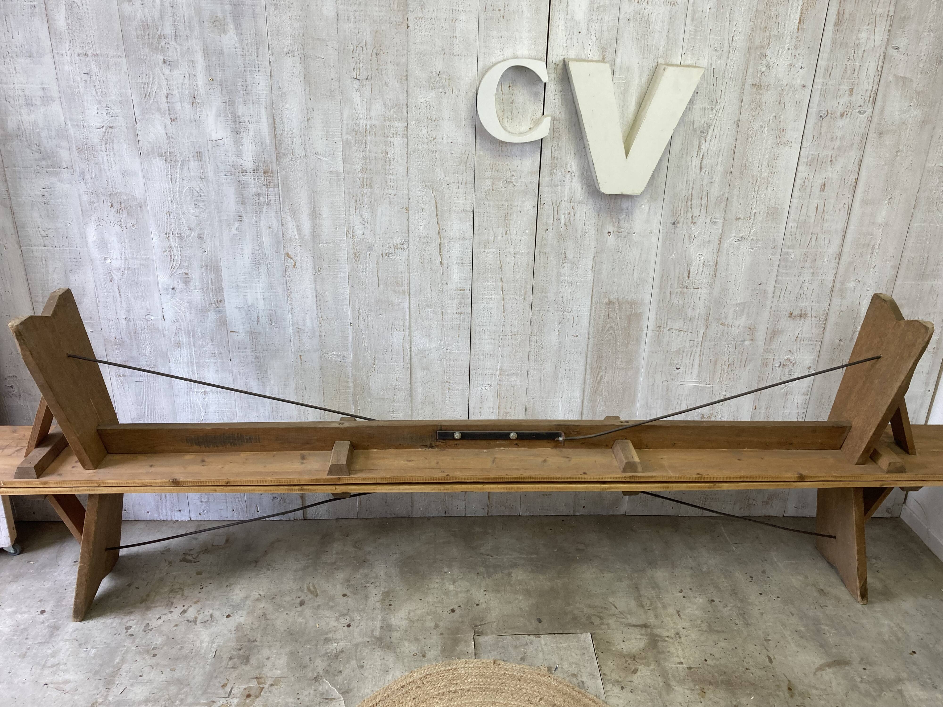 Pair of 3m farm benches