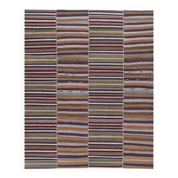 Tapis  Kilim turc vintage tissé main