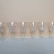 Service 24 pieces vintage foot glasses 70s