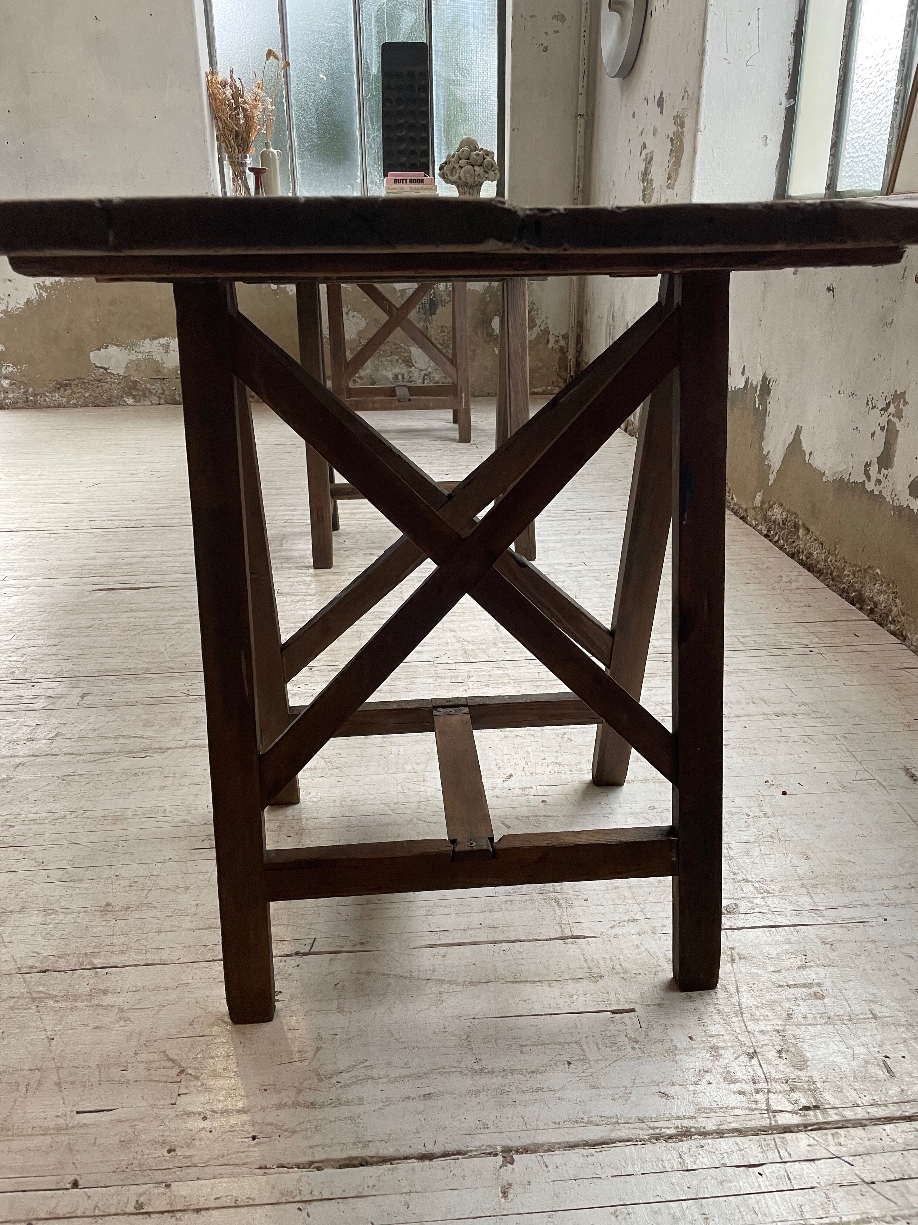 Guinguette table XXL 4m trestles
