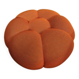 Bubble 3D orange pouf by Roche Bobois