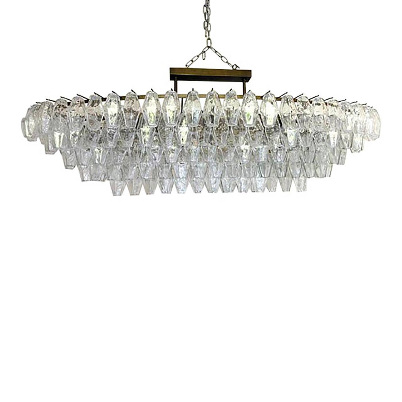 Murano Glass Chandelier Poliedro