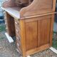American oak desk