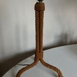 Living room lamp in braided rope 1950 Riviera