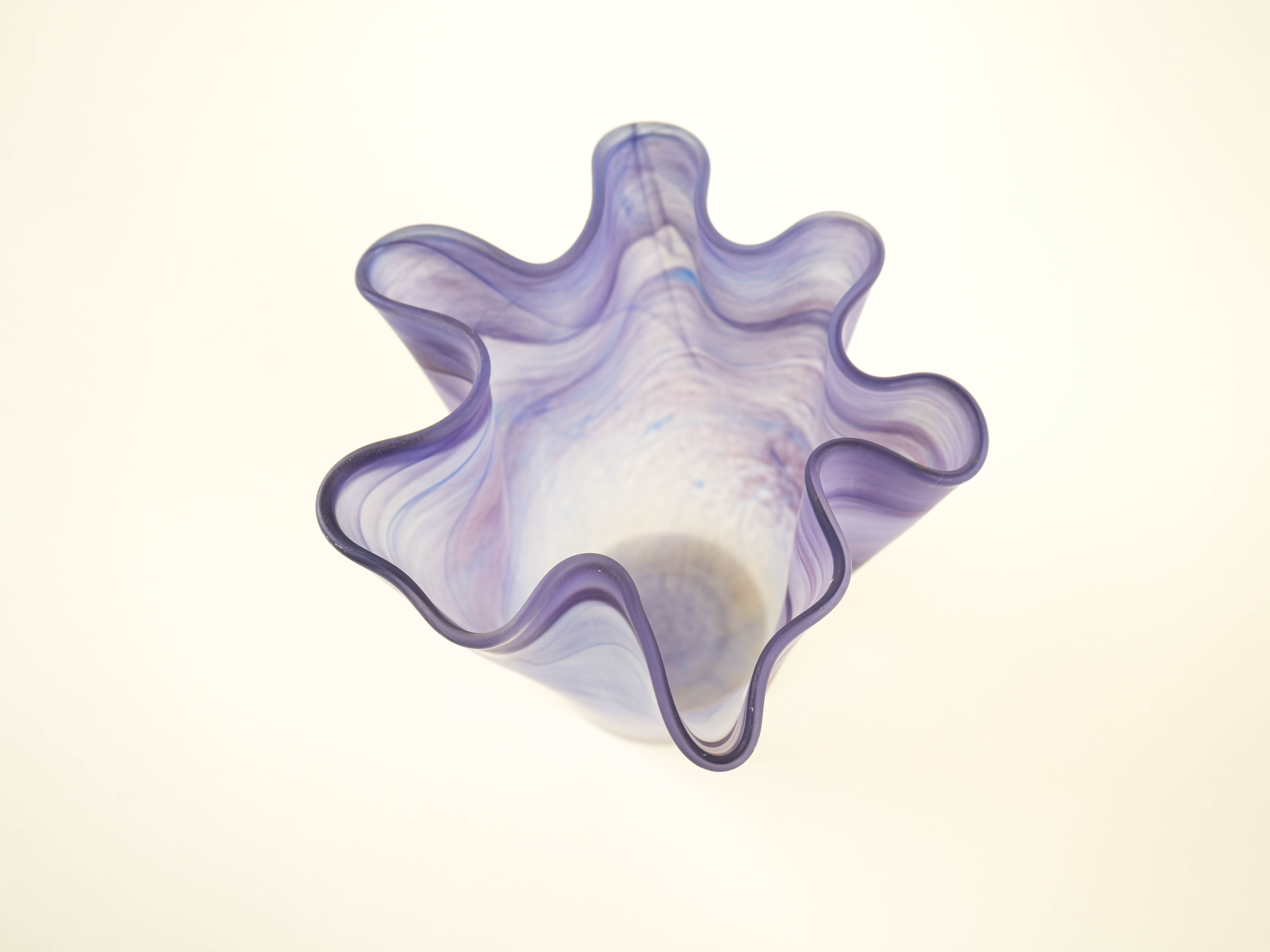 Purple tulip vase, Danish design, 1970s, made in Denmark