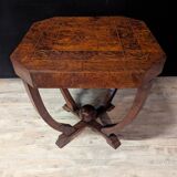 Art deco mahogany center table