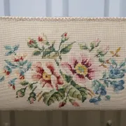 Victorian Floral Tapestry Dining Chairs, England, Set of 6