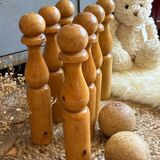Quilles anciennes en bois