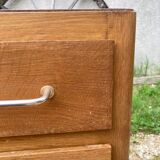 Vintage chest of drawers compass feet