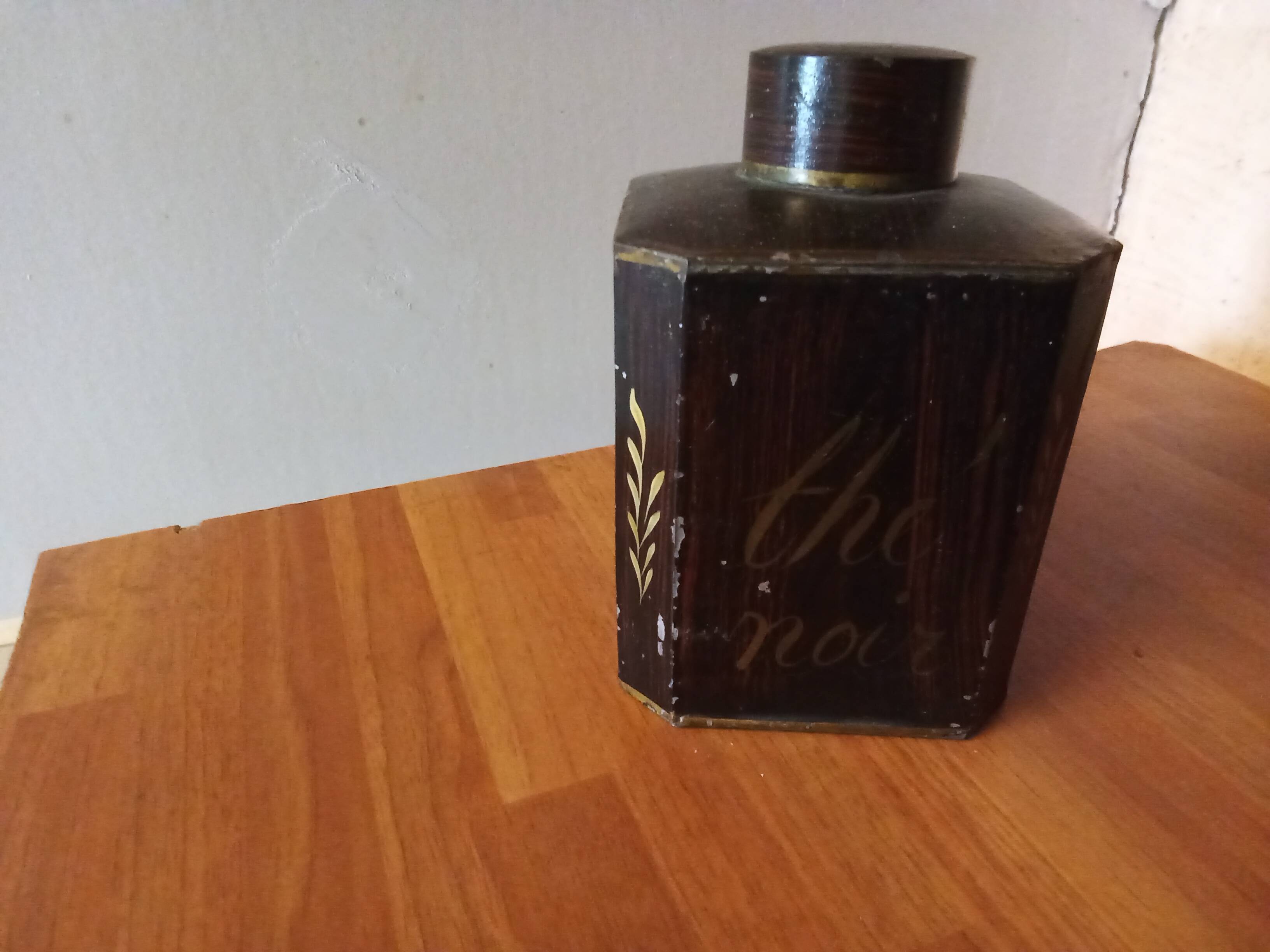 Boite à thé chinoise vintage 1900