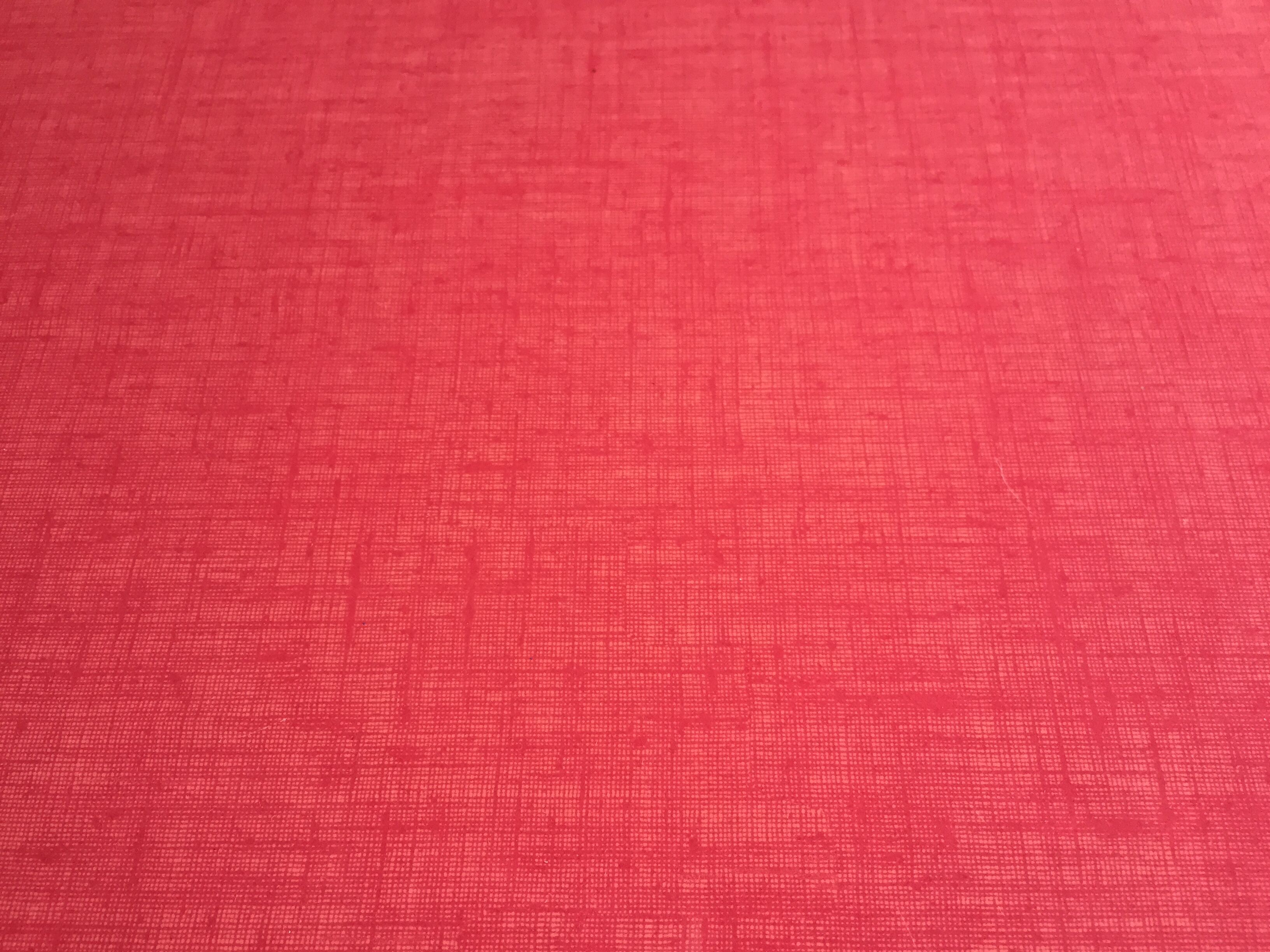 Table set and 2 vintage vintage pale red formica chairs