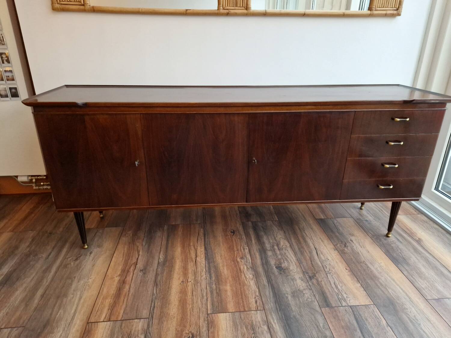 Buffet vintage en noyer