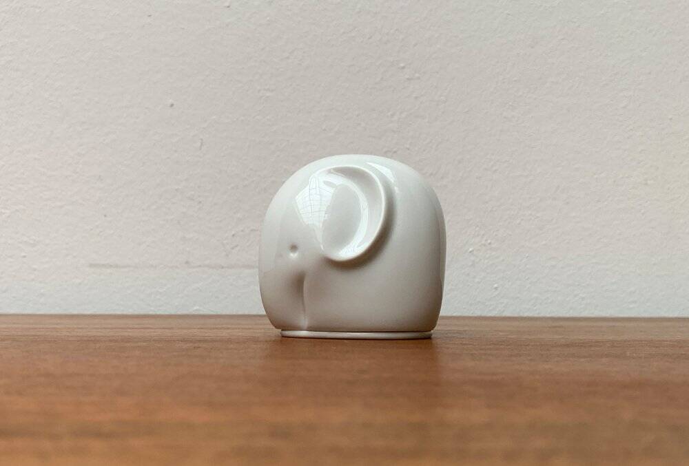 Vintage secret box elephant in German porcelain from Arzberg
