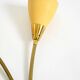 Mid Century unused brass wall lamp with double shade by Cosack Leuchten