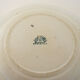 4 flat plates "Anemones" iron earth