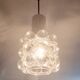 Bubble glass pendant By Helena Tynell For Limburg, Germany, 1960s