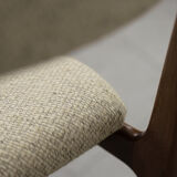 Mid-century modern scandinavian teak dining chair, 1960s, set of 4
