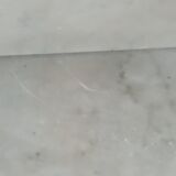 Toilet table on marble with cacker