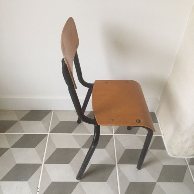 Child schoolboy chair