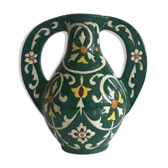 Nabeul pottery handle vase