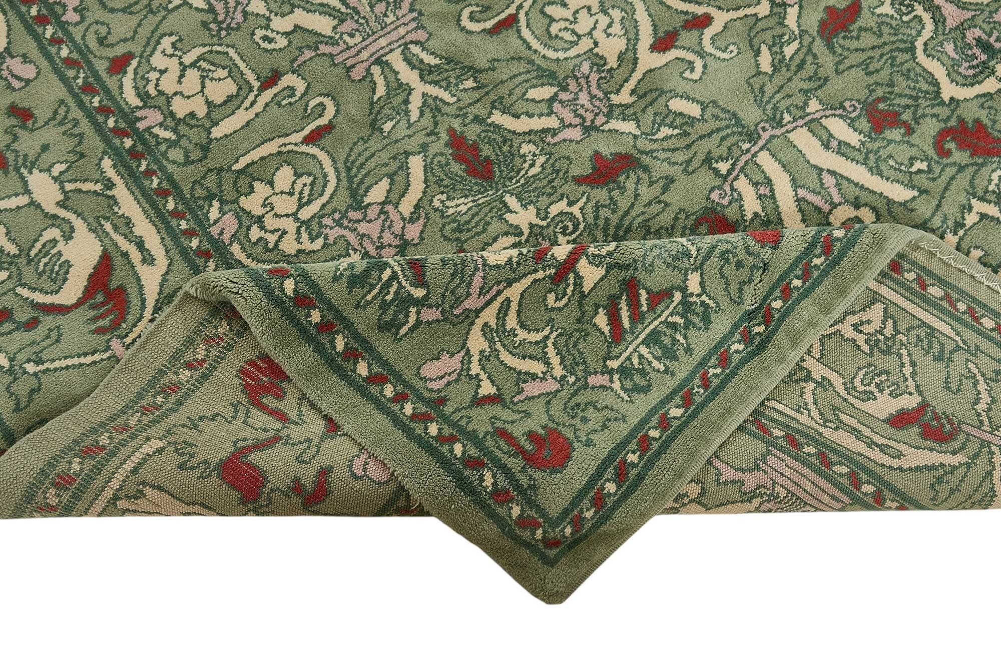 Turkish Handknotted Wool Oushak Rug 275 cm x 347 cm