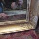 Mirror Restoration in gilded wood and mercury ice 62x48 cm