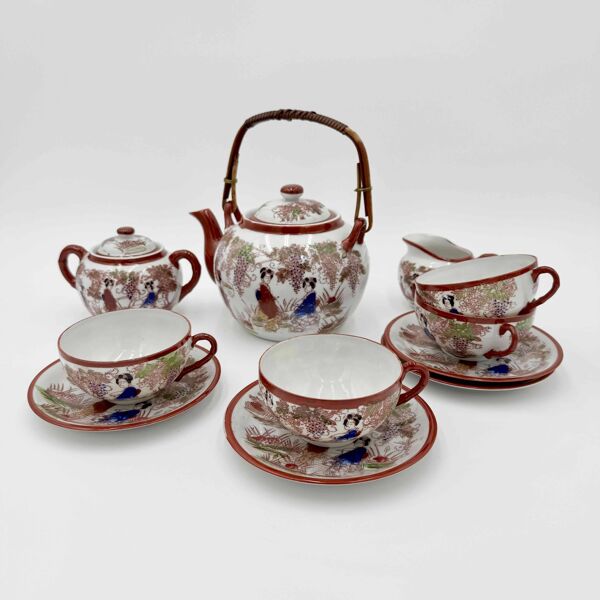 Service à thé japonais porcelaine fine