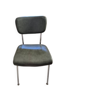 chaise retro en skaï