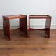 Pair of sofa ends/bedside tables in vintage Gautier teak