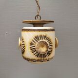 Large and beautiful hanging lamp in ceramic. Danish from the 70s, in super nice condition.