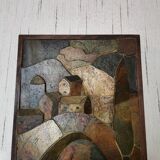 Slate mountain decor frame