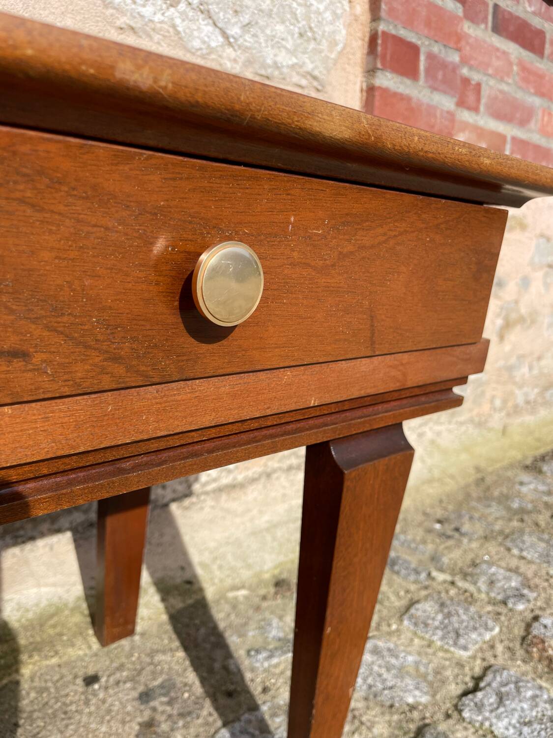 Wooden nightstand