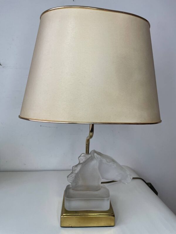 Lampe Le Dauphin tête de cheval