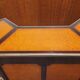 English Chesterfield mahogany bar fully upholstered in leather